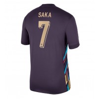 England Bukayo Saka #7 Replica Away Shirt Euro 2024 Short Sleeve